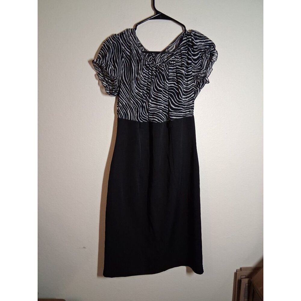Voir Voir Dress Business Casual Office Professional Animal Print Women's Size 8